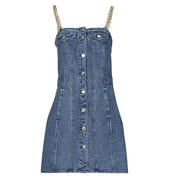 MICHAEL Michael Kors Korte Jurk  CHAIN STRAP DENIM DRESS