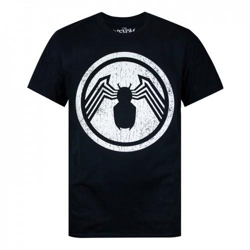 Venom Heren Distressed Logo T-shirt