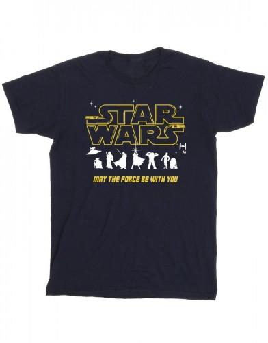 Star Wars Heren Silhouetten Force T-shirt