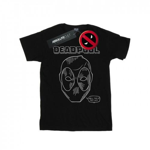 Marvel Deadpool voor heren, dit is gewoon een lui T-shirt