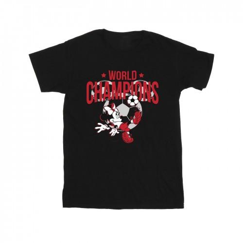 Disney Heren Minnie Mouse Wereldkampioenen T-shirt