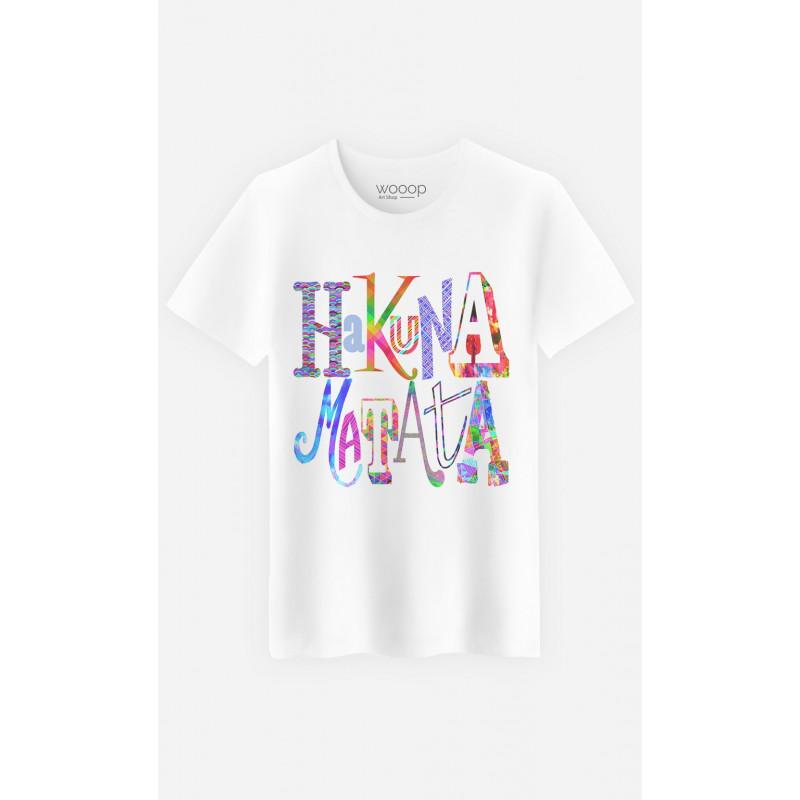 Le Roi du Tshirt T-shirt Homme - HAKUNA MATATA COLOR