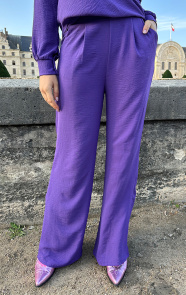 The Musthaves Mila Pantalon Dark Purple Petite/Regular/Tall