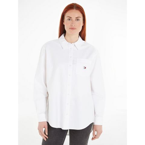 TOMMY JEANS Top TJW BADGE BOYFRIEND SHIRT