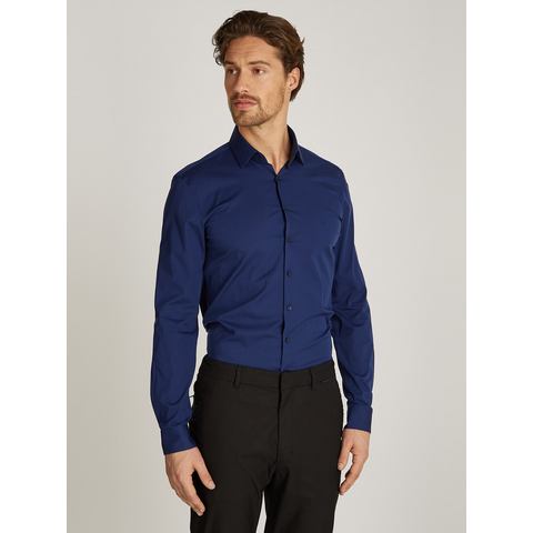 Calvin Klein Businessoverhemd POPLIN STRETCH SLIM SHIRT