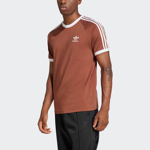 Adidas Originals Adicolor Classics 3-Stripes T-Shirt, Brown