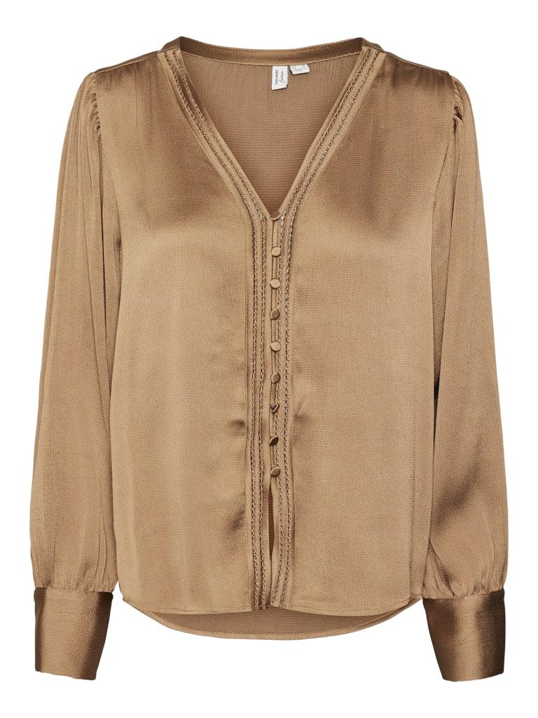 Vero moda Vmomana L/s Shirt Wvn Btq Ga