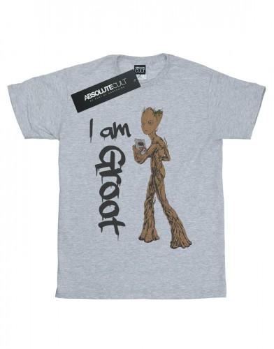 Marvel Heren Avengers Infinity War Graffiti Groot T-shirt