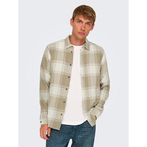 ONLY & SONS Geruit overhemd ONSGUDMUND LS CHECKED SHIRT NOOS