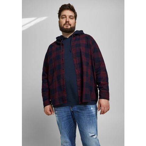 Jack & Jones PlusSize Geruit overhemd GINGHAM TWILL SHIRT