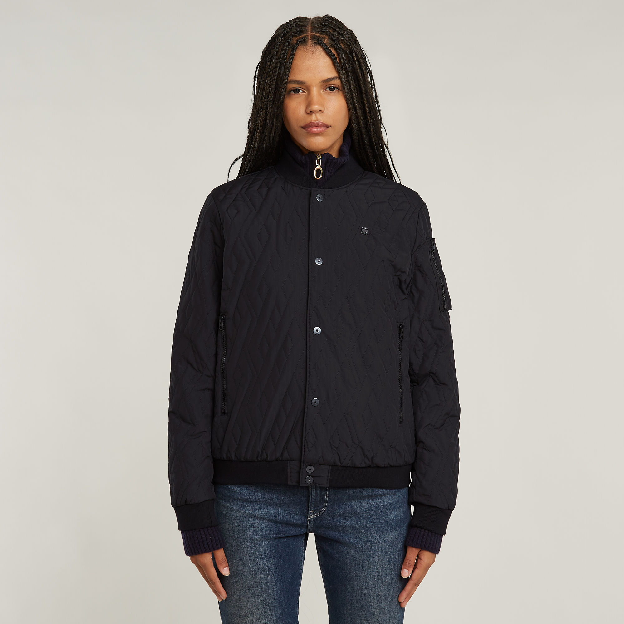 G-Star RAW Quilted Bomberjack - Zwart - Dames