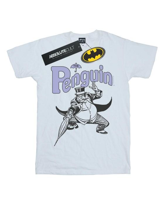 DC Comics Heren Penguin Mono Action Pose T-shirt