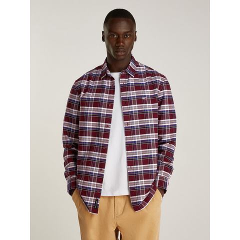 TOMMY JEANS Geruit overhemd TJM REG OXFORD CHECK SHIRT