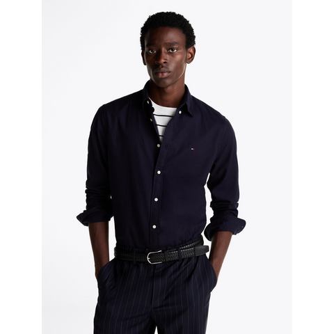 Tommy Hilfiger Businessoverhemd FLEX BRUSHED SOLID RF SHIRT