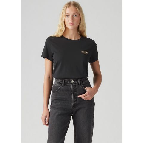 Levi's T-shirt The Perfect Tee met gebloemde batwing-logoprint