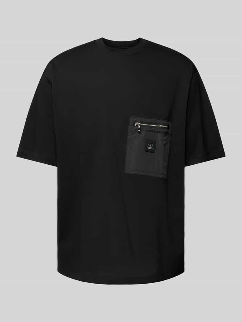 Armani Exchange Oversized T-shirt met labelpatch