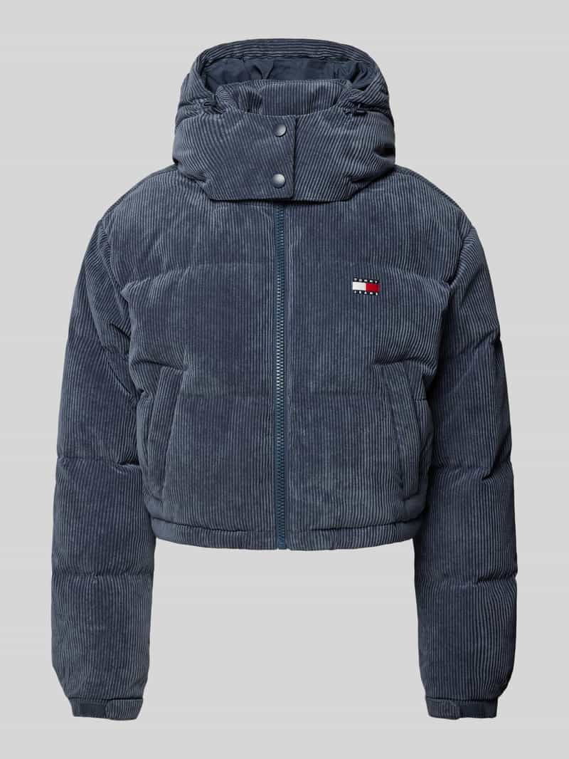 Tommy Jeans Ribcordjack met capuchon