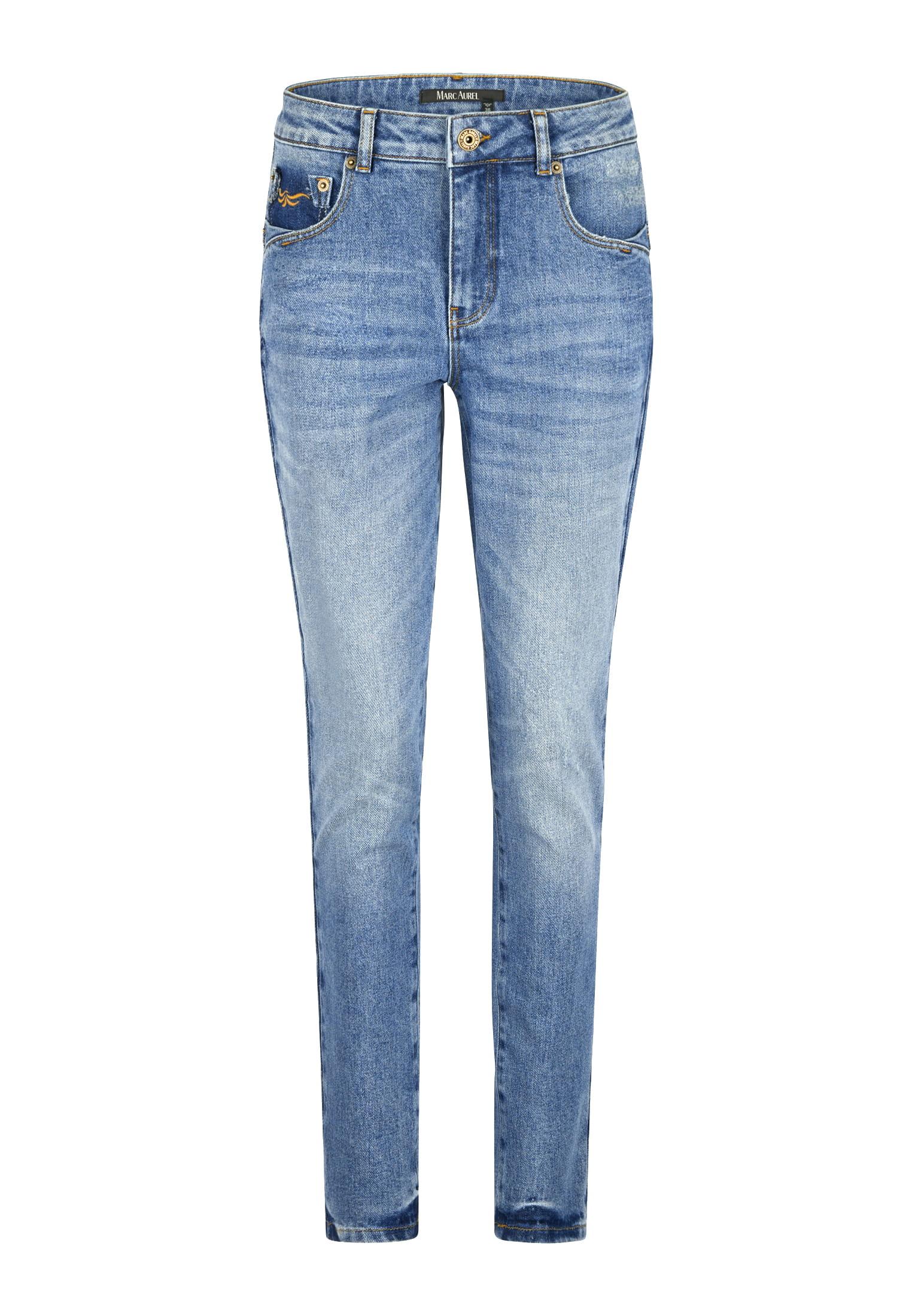 MARC AUREL Skinny Jeans aus Blue Denim