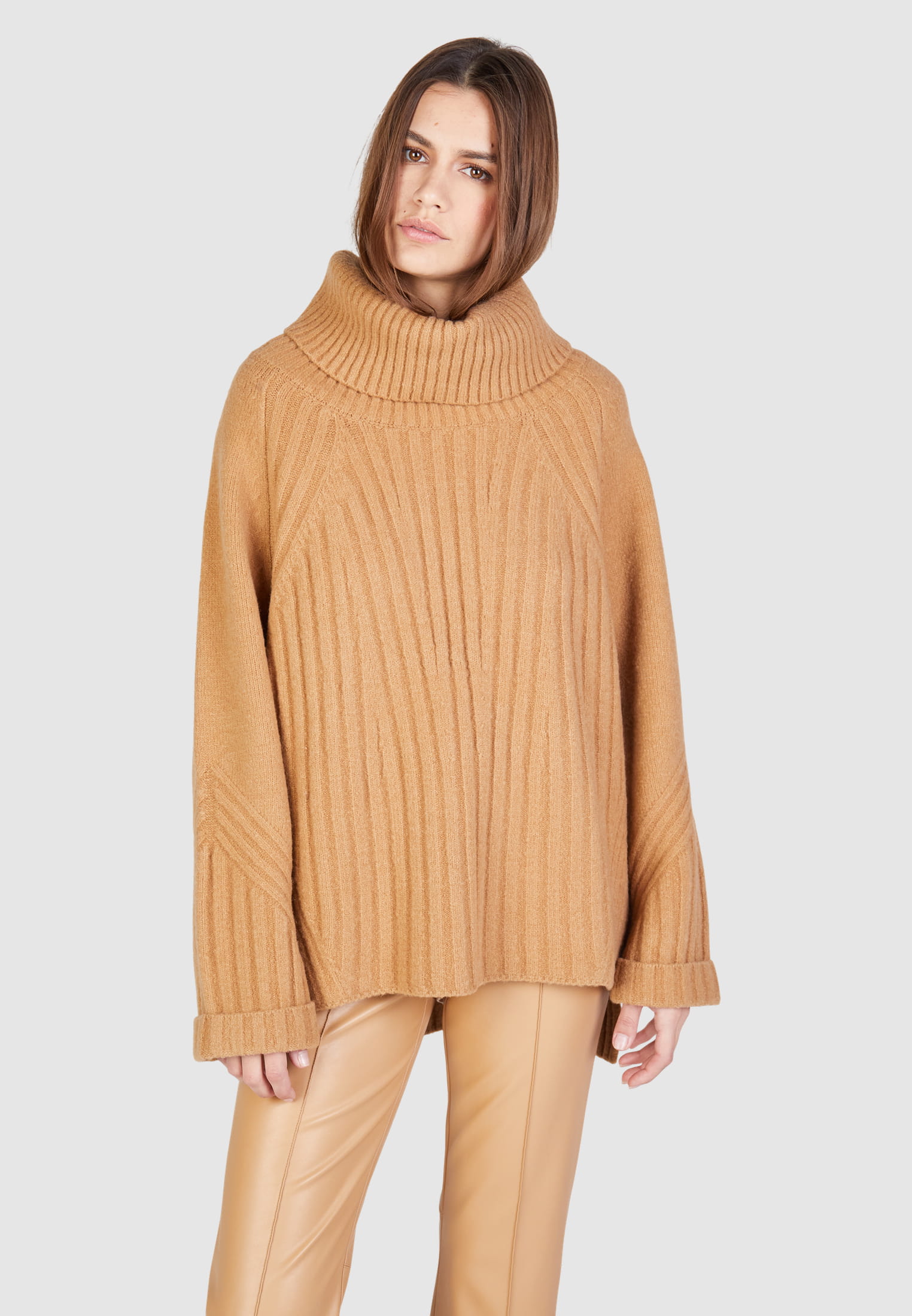 MARC AUREL Pullover mit Rippenmuster