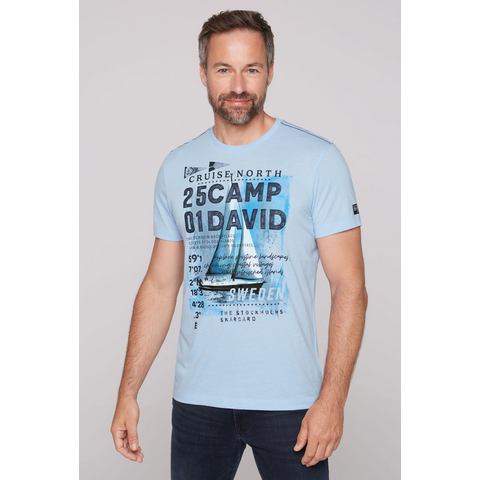 CAMP DAVID Shirt met print