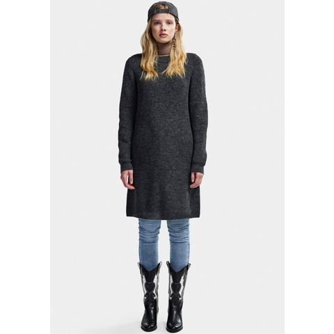 Pieces Gebreide jurk PCELLEN LS O-NECK KNIT DRESS NOOS BC