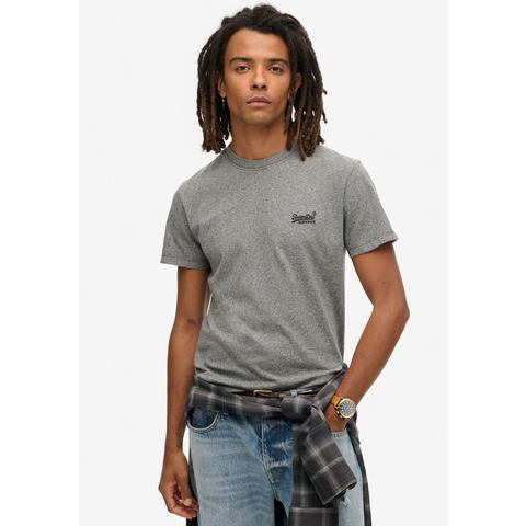 Superdry Shirt met ronde hals Organic Cotton Essential Logo T-Shirt