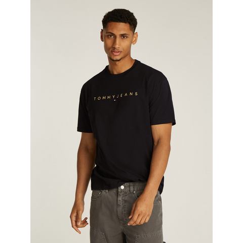 TOMMY JEANS T-shirt TJM REG GOLD LINEAR LOGO TEE EXT