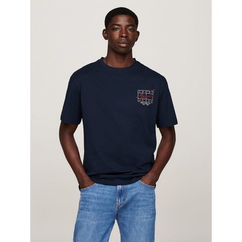 TOMMY JEANS T-shirt TJM REG SPRAY TEE SS EXT met grote print op de rug