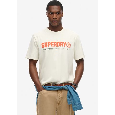 Superdry Shirt met ronde hals