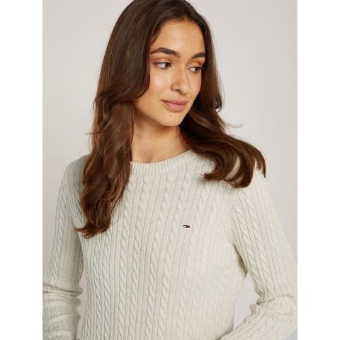 TOMMY JEANS Gebreide trui TJW CABLE ESSENTIAL SWEATER