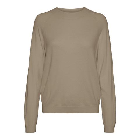 Vero Moda Trui met ronde hals VMHAPPINESS LS RAGLAN PULLOVE GA BOO REP