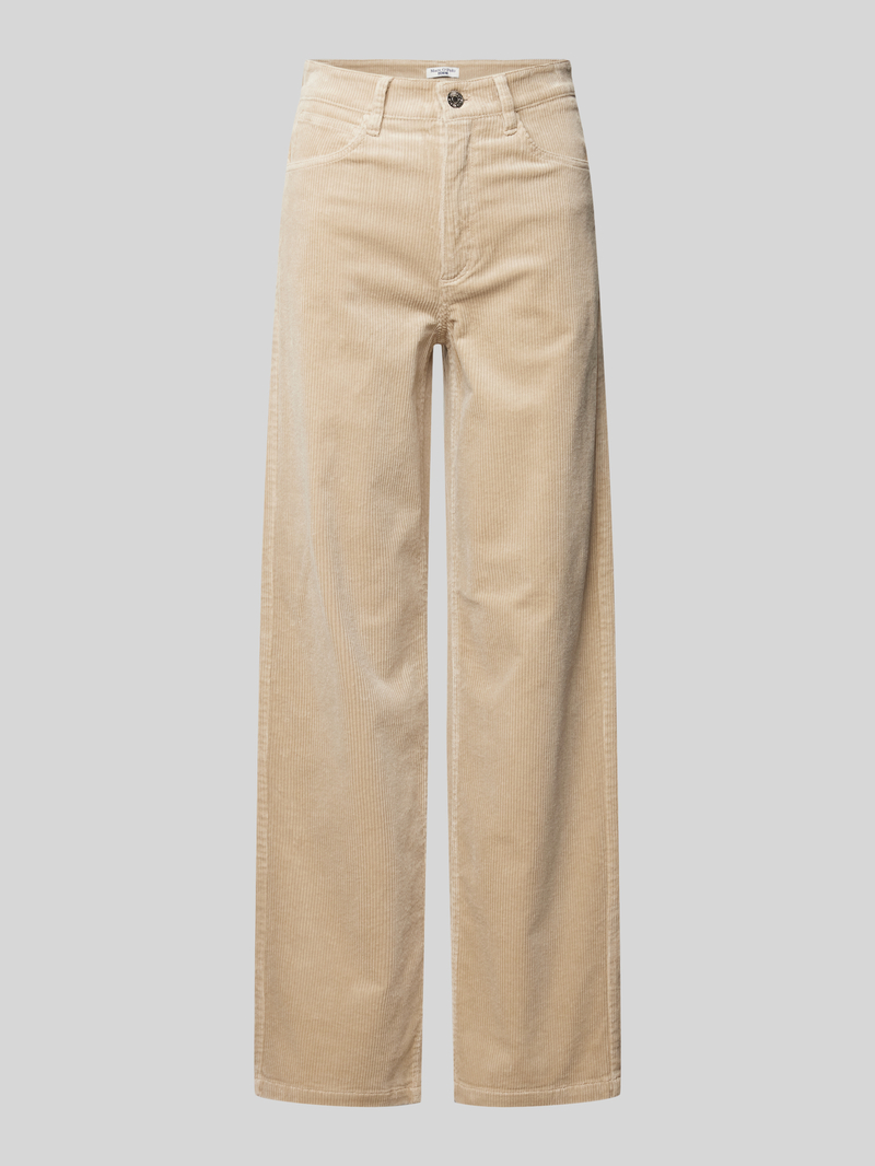 Marc O'Polo DENIM Wide leg corduroy broek in 5-pocketmodel