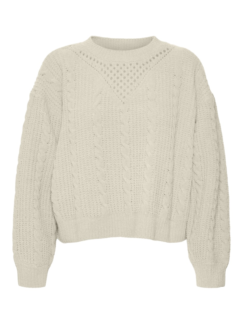 Vero Moda Vmluella ls o-neck pullover boo ecru