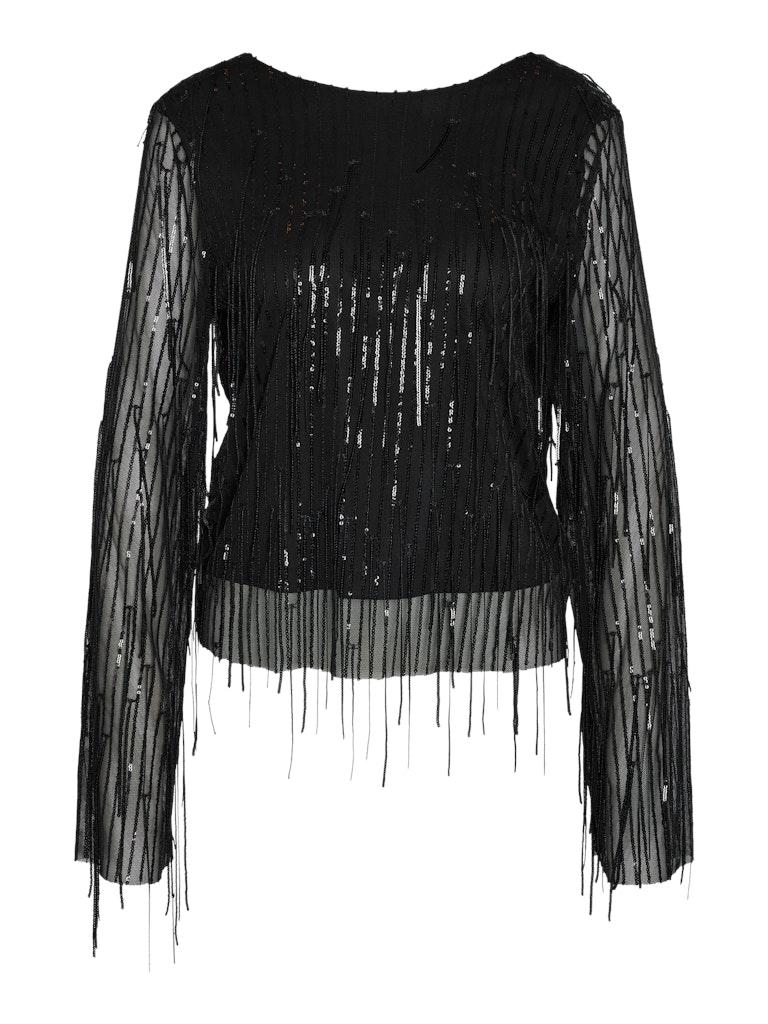 Noisy May Nmstarlet L/s Sequin Mg Top Wvn