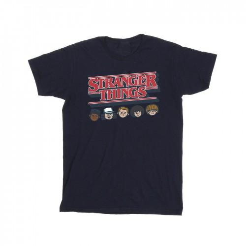 Pertemba FR - Apparel Netflix Heren Stranger Things karikatuur logo T-shirt