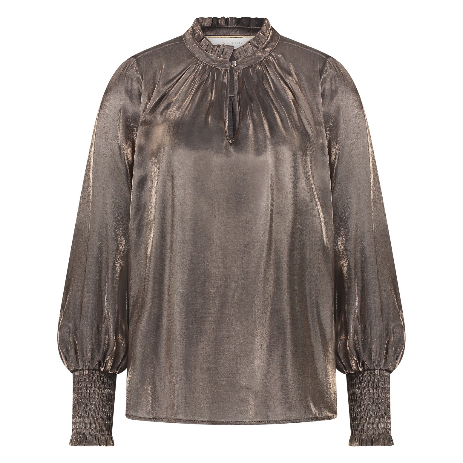 Nukus Fw240440 50 marbella blouse walnut