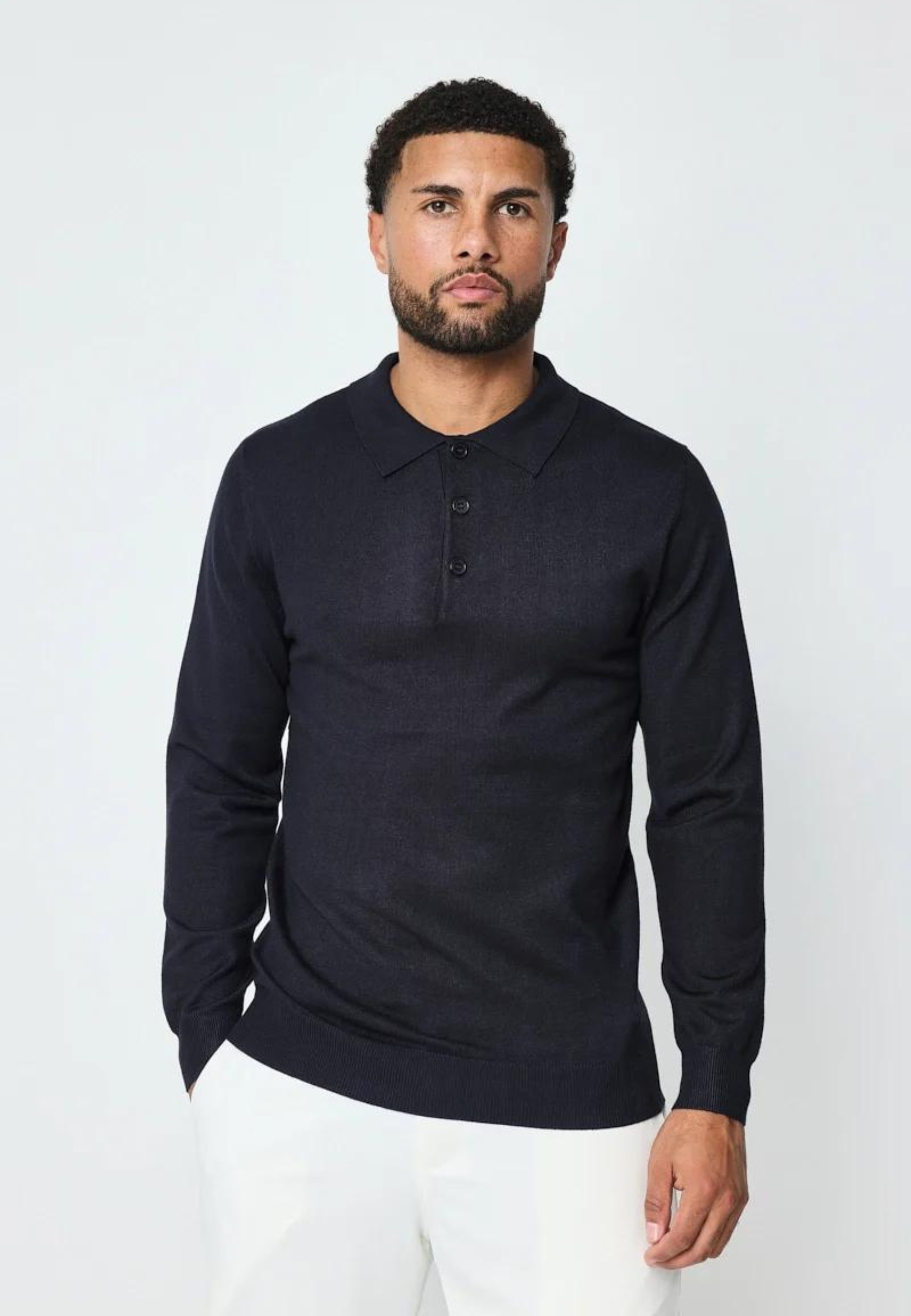 Défaut Paris Polo knitwear long sleeve longsleeves m300