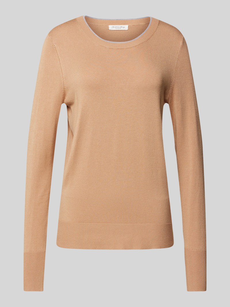 Christian Berg Woman Gebreide pullover met ronde hals