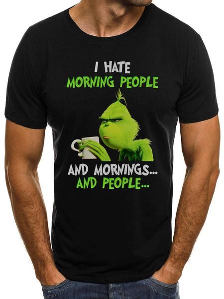 Shirtbude Het Grinch Christmas Work Christmas People Hater T-shirt