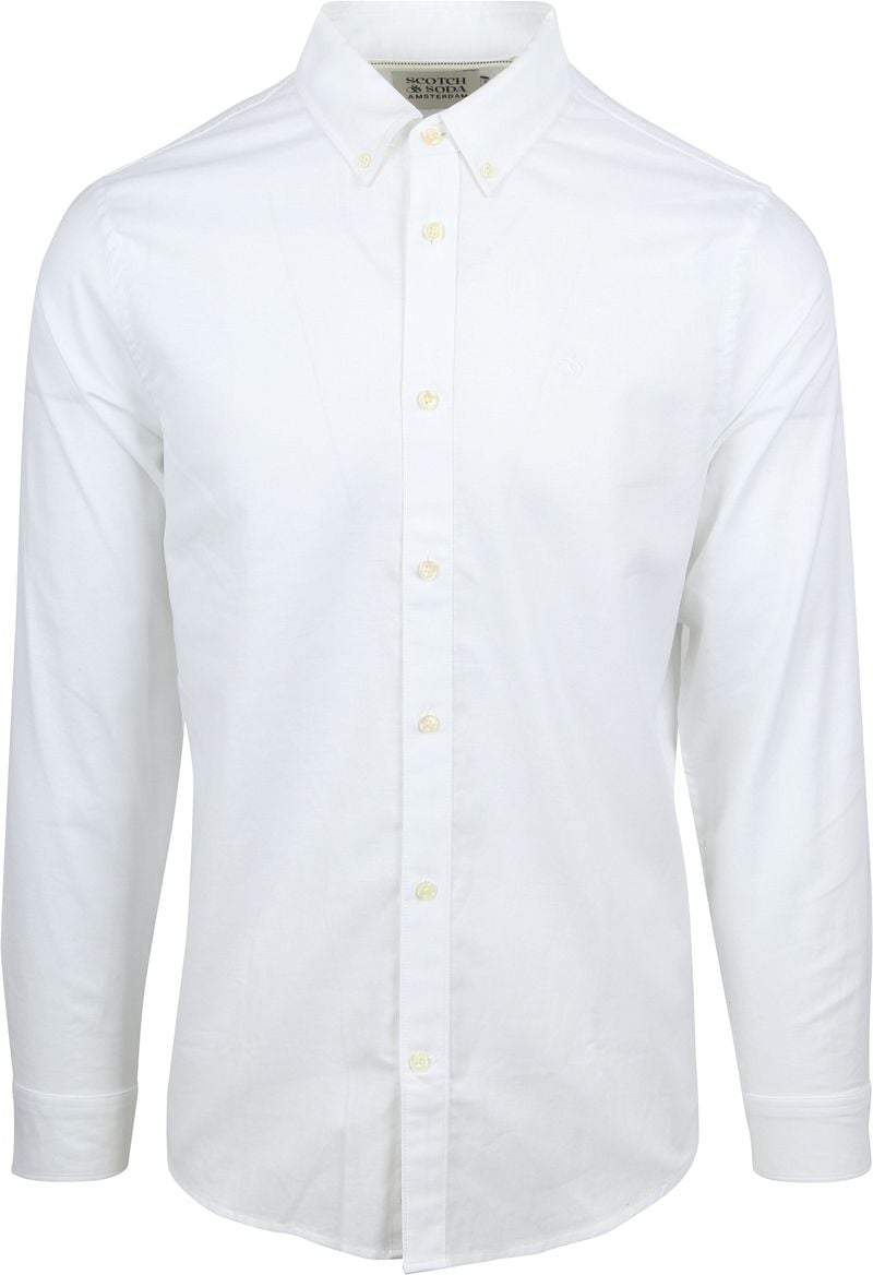 Scotch and Soda Core Oxford Overhemd Wit