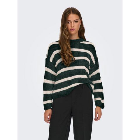 JDY Gebreide trui JUSTY L/S STRIPE PULLOVER KNT NOOS