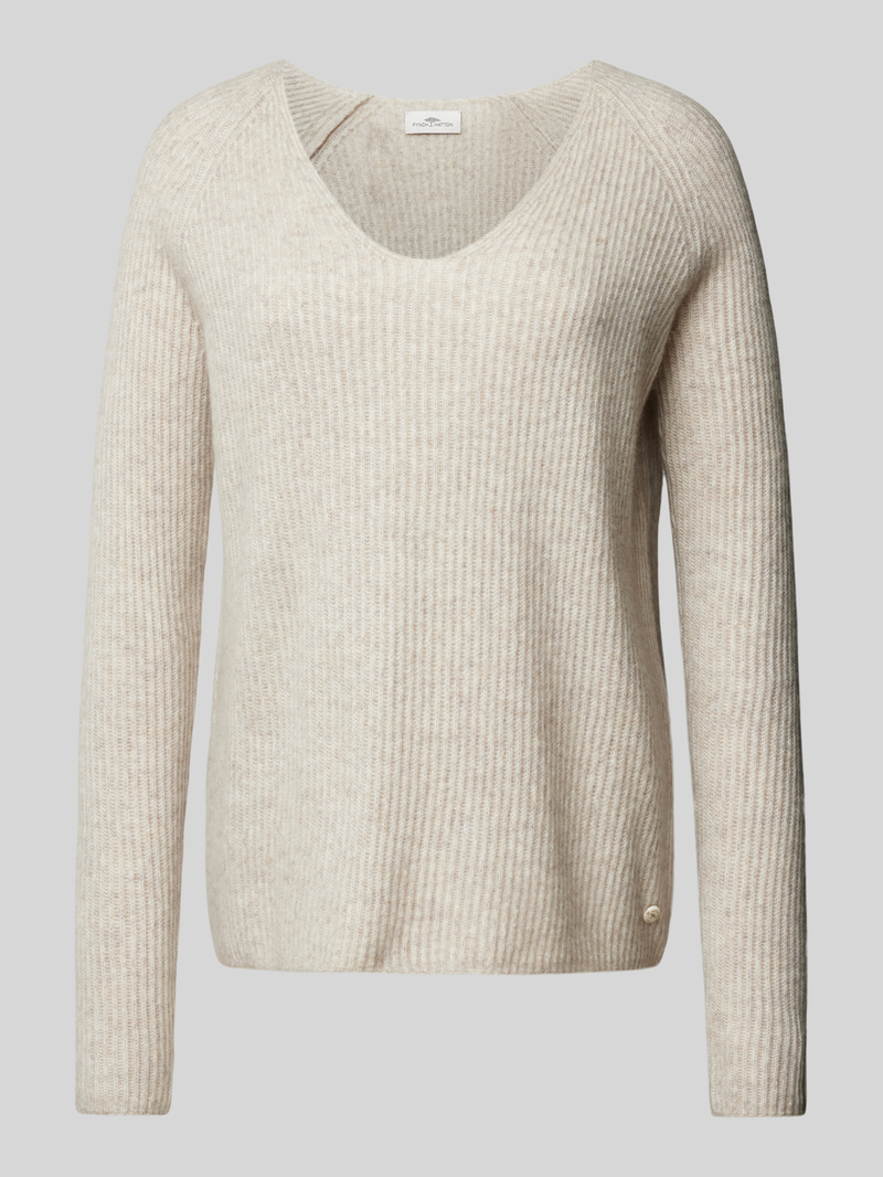 FYNCH-HATTON Gebreide pullover met V-hals