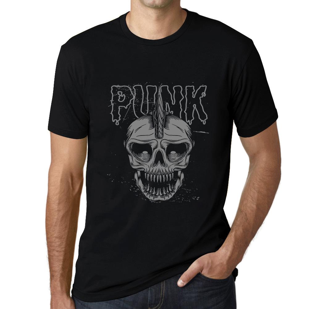 Ultrabasic Grafisch heren T-shirt - Punk Skull - Grappig muziekshirt voor heren