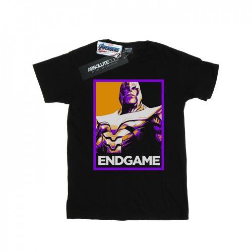 Marvel Heren Avengers Endgame Thanos Poster T-shirt