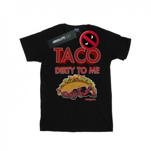 Marvel Deadpool Taco Dirty To Me T-shirt voor heren