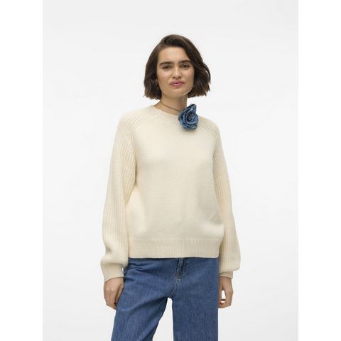 Vero Moda Trui met ronde hals VMENYA LS O-NECK PULLOVER BOO