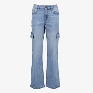 TwoDay dames cargo jeans medium blauw