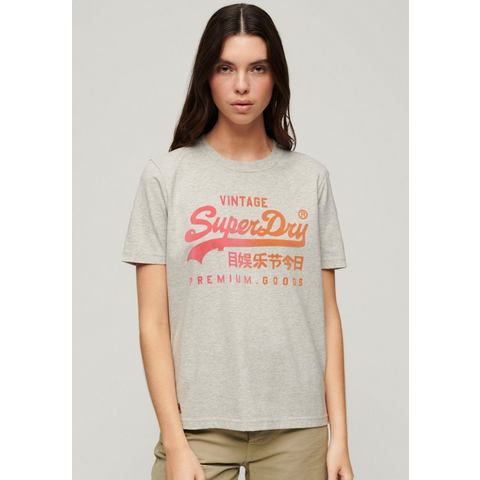 Superdry T-shirt TONAL VL GRAPHIC RELAXED TEE