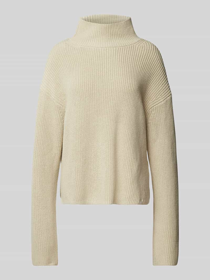 Calvin Klein Jeans Gebreide pullover met opstaande kraag