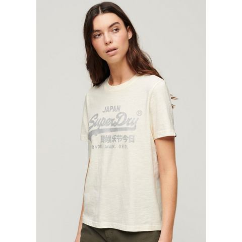 Superdry T-shirt METALLIC VL RELAXED T SHIRT